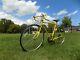 1971 Schwinn Super Sport Lemon Yellow Mens 10-speed Road Bike Brooks Vintage Usa