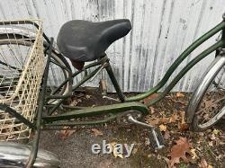 1971 Schwinn Tricycle Bike Green Vintage
