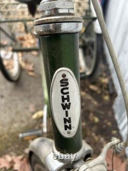 1971 Schwinn Tricycle Bike Green Vintage