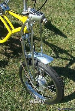 1972 Schwinn Lemon Peeler Disc Krate Bicycle Vintage Apple Stingray 5-speed Stik