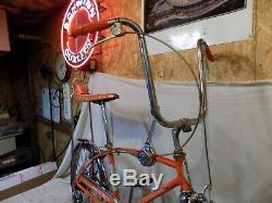 1972 Schwinn Fastback Stingray 5-speed Muscle Bike Krate Vintage Orange Stik S5