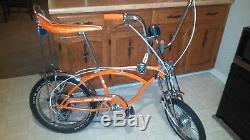 1972 Schwinn Orange Krate Sting-Ray bicycle, vintage muscle bike, Stingray crate
