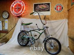 1972 Schwinn Pea Picker Krate Bike Vintage Stingray Banana Seat Stik S2 Muscle