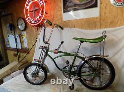 1972 Schwinn Pea Picker Krate Bike Vintage Stingray Banana Seat Stik S2 Muscle