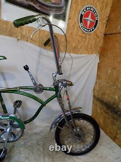 1972 Schwinn Pea Picker Krate Bike Vintage Stingray Banana Seat Stik S2 Muscle