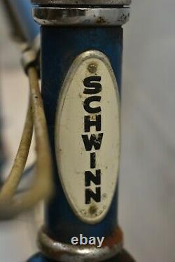1972 Schwinn Racer Vintage Cruiser Bike 20 Large 3SD Internal Hub Steel Charity