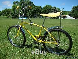 1972 Schwinn Stingray Manta Ray 5-speed Vintage Muscle Bicycle Krate Fastback 71