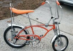 1972 Schwinn Stingray Orange Krate Vintage Banana Seat Muscle Bike