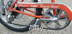 1972 Schwinn Stingray Orange Krate Vintage Banana Seat Muscle Bike