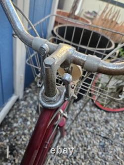 1972 Schwinn Suburban 10-speed Road Cruiser Bike Vintage Collegiate Breeze Red