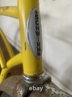 1973 Chicago Schwinn Heavy Duti Vintage/Aged Yellow Bicycle