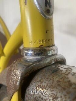 1973 Chicago Schwinn Heavy Duti Vintage/Aged Yellow Bicycle