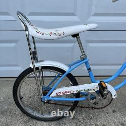 1973 Schwinn Fair Lady Blue Stingray Bicycle Vintage Very Nice Original Cond
