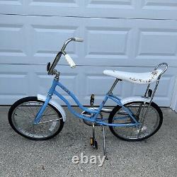 1973 Schwinn Fair Lady Blue Stingray Bicycle Vintage Very Nice Original Cond