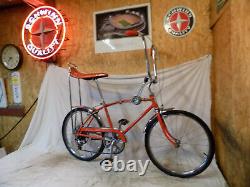 1973 Schwinn Fastback Stingray 5-speed Muscle Bike Krate Vintage Sunset Orange