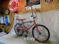 1973 Schwinn Fastback Stingray 5-speed Muscle Bike Krate Vintage Sunset Orange