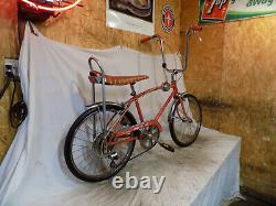 1973 Schwinn Fastback Stingray 5-speed Muscle Bike Krate Vintage Sunset Orange