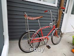 1973 Schwinn Fastback Stingray 5-speed Muscle Bike Krate Vintage Sunset Orange