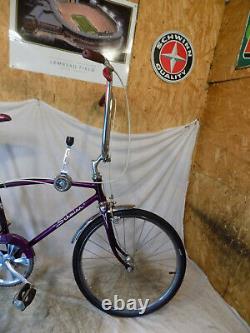 1973 Schwinn Fastback Stingray 5-speed Muscle Bike Krate Vintage Violet/purple