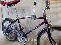 1973 Schwinn Fastback Stingray 5-speed Muscle Bike Krate Vintage Violet/purple