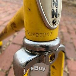 1973 Schwinn Sting-ray Fastback Bicycle Frame Yellow Vintage Rare