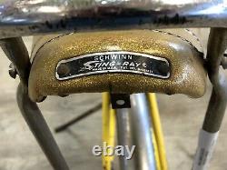 1973 Schwinn Sting-ray Fastback Bicycle Yellow Vintage Rare