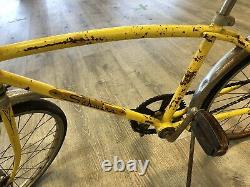 1973 Schwinn Sting-ray Fastback Bicycle Yellow Vintage Rare