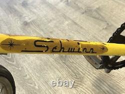 1973 Schwinn Sting-ray Fastback Bicycle Yellow Vintage Rare