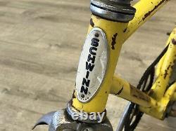 1973 Schwinn Sting-ray Fastback Bicycle Yellow Vintage Rare