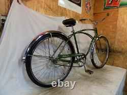 1973 Schwinn Typhoon Campus Green Mens Vintage Bicycle American Corvette S7