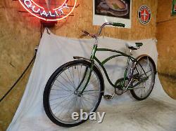 1973 Schwinn Typhoon Campus Green Mens Vintage Bicycle American Corvette S7