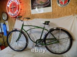 1973 Schwinn Typhoon Campus Green Mens Vintage Bicycle American Corvette S7