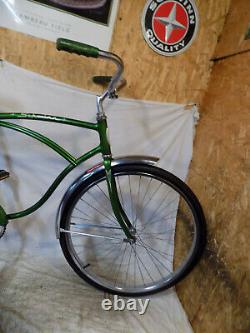 1973 Schwinn Typhoon Campus Green Mens Vintage Bicycle American Corvette S7