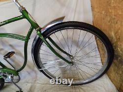 1973 Schwinn Typhoon Campus Green Mens Vintage Bicycle American Corvette S7