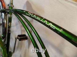 1973 Schwinn Typhoon Campus Green Mens Vintage Bicycle American Corvette S7