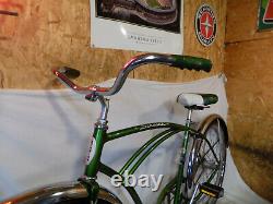 1973 Schwinn Typhoon Campus Green Mens Vintage Bicycle American Corvette S7