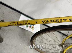 1973 Yellow Schwinn Varsity Bike! Vintage! Fast Bike 10 Speed All Their