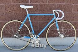 1974 Opaque Blue Schwinn Paramount P14 Vintage Track Bike 21 Campagnolo Beauty