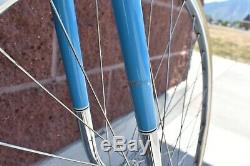 1974 Opaque Blue Schwinn Paramount P14 Vintage Track Bike 21 Campagnolo Beauty