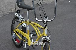 1974 SCHWINN STINGRAY Lemon Yellow 5-speed REAL and Original! Vintage