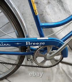 1974 Schwinn Breeze Vintage Cruiser Bike XX-Small 44cm 3S Hub Blue Steel US Made