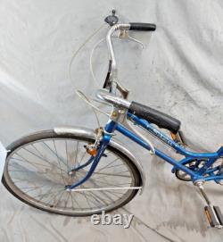 1974 Schwinn Breeze Vintage Cruiser Bike XX-Small 44cm 3S Hub Blue Steel US Made
