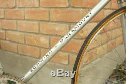 1974 Schwinn Paramount track bike 23 (57cm) x 56cm Campagnolo Pista vtg