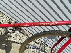 1974 Vintage Schwinn SPRINT Bicycle Opaque Red RARE