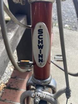 1975 Schwinn Varsity Mens 10-speed Road Bike Vintage Red Jl511229 Barn Find