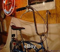 1976 Schwinn Stingray 5-speed Banana Seat Muscle Bike Vintage S2 Blue Krate 70s