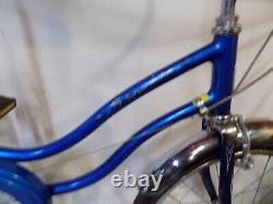 1976 Schwinn Fair Lady Stingray Muscle Bike Banana Seat Blue Vintage Slik Chik