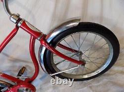 1976 Schwinn Pixie Mini Stingray 16 Bike Krate Vintage LIL Tiger Banana Seat 76