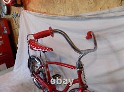 1976 Schwinn Pixie Mini Stingray 16 Bike Krate Vintage LIL Tiger Banana Seat 76