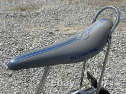 1977 Blue Silver Schwinn Stingray Bmx Vintage Muscle Bike Bicycle Chicago